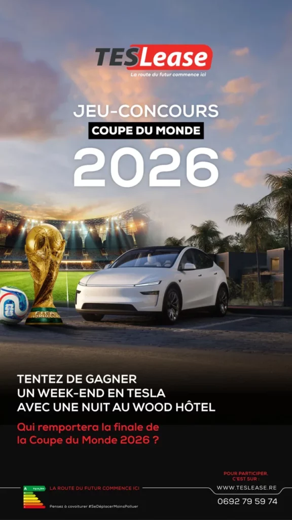 Jeu Concours 2026 - Teslease Réunion